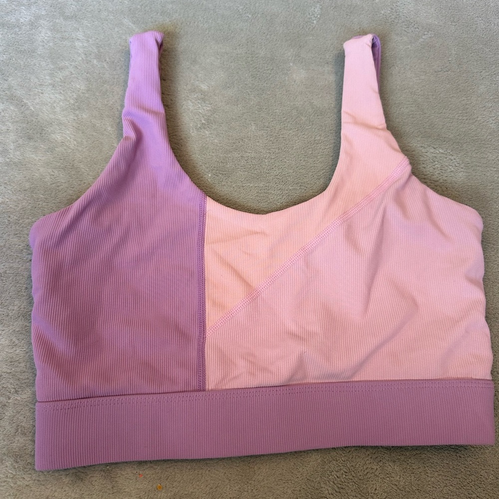 Wilo Australian size Sm ribbed Anthropologie Pink and Purple Women's Bralette